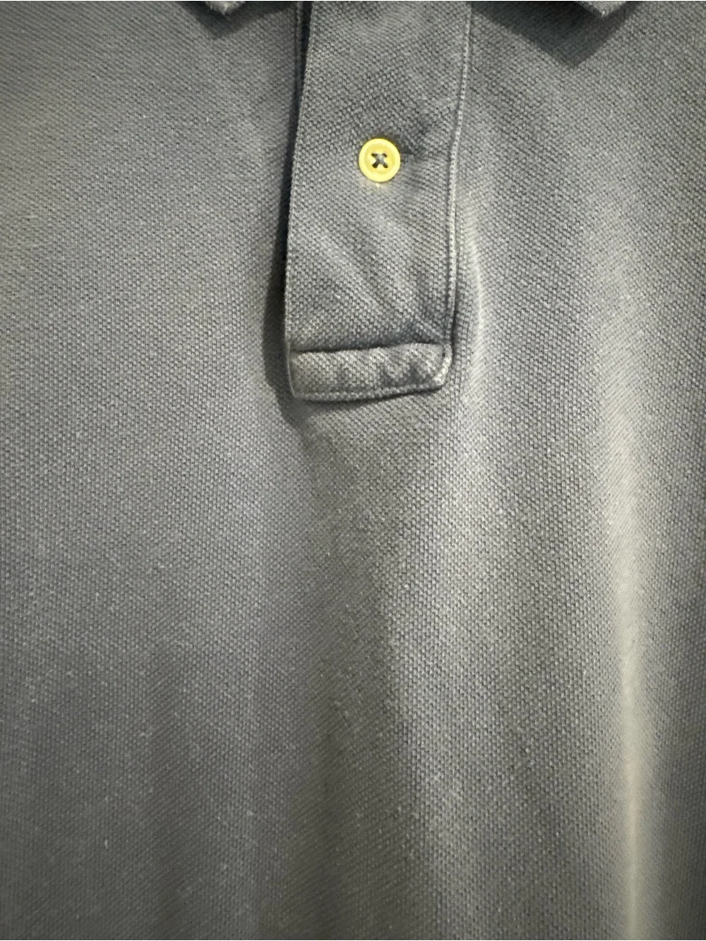 Ralph Lauren Men’s Navy Polo with Orange Pony Embroidery